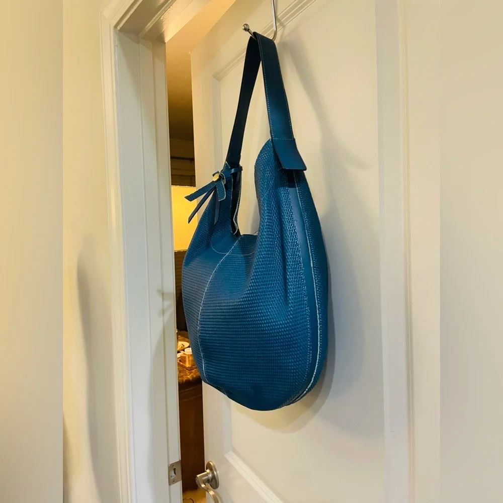 New! RIPANI TEAL HOBO SHOULDER BAG